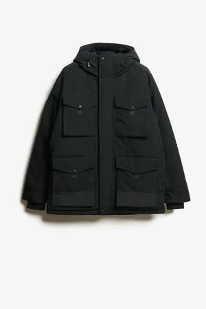 Superdry Jet Black Everest Tactical Parka Jacket M