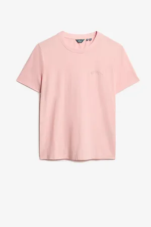 Superdry Pink Essential Logo Embroidered T-Shirt AU 16
