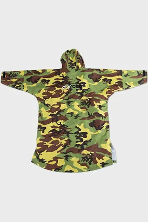Dryrobe Green/Grey Advance Adult Long Sleeve Changing Robe S