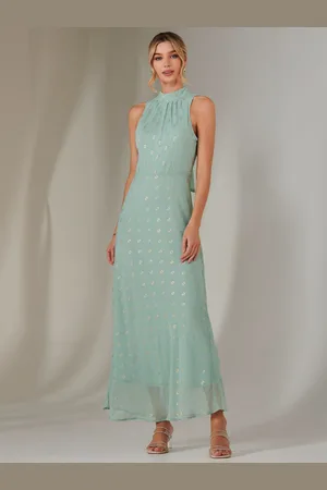 Jolie Moi Halterneck Maxi Dress AU 12