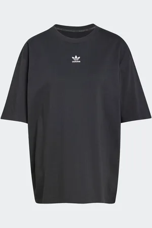 adidas Black Chrome Boyfirend 100% Cotton Essential T-Shirt AU 12
