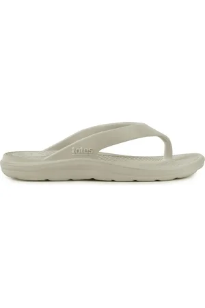 Totes Nude Ladies Solbounce Toe Post Flip Flops Sandals AU 8 (EU 39)