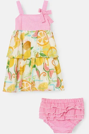 Angel & Rocket Lydia Multi Tiered Fruit 100% Cotton Sundress 12