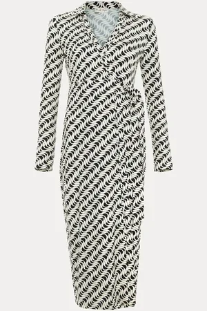 Phase Eight Gina Geo Wrap Dress AU 14