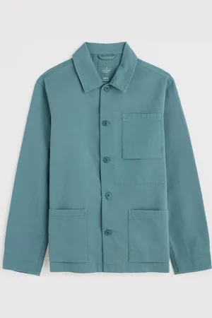 Seasalt Cornwall Blue Mens 100% Cotton Canvas Tompot Jacket M