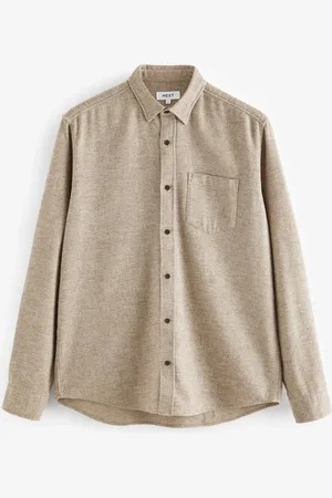 Next Brushed Texture 100% Cotton Long Sleeve Shirt XXL