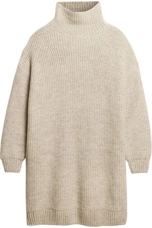 Superdry Chunky Rib Knit Jumper Dress AU 14