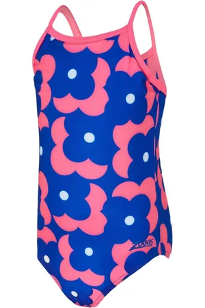Zoggs Girls Pink Tex Back Swimsuit 3 Years (98cm)