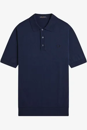 Fred Perry Cotton Knitted Polo Shirt XXL