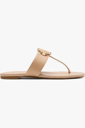 Kate Spade Spade Flower Print Brown Thong Sandals AU 7.5 (EU 38)