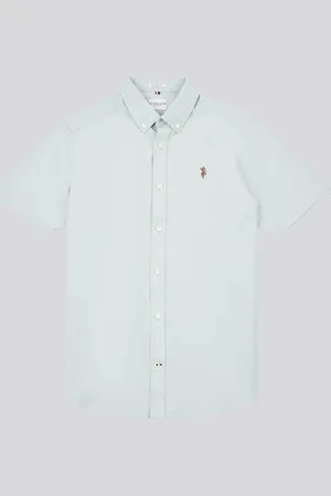 U.S. Polo Assn. U. S. Polo Assn. Mens 100% Cotton Short Sleeve Oxford Shirt M