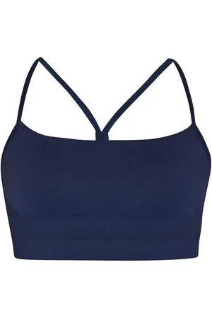 Sweaty Betty Navy Blue Spirit Restored Seamless Yoga Bra M