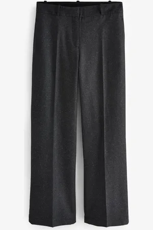 Baukjen Gwynnie Wool Blend Wide Leg Black Trousers AU 12