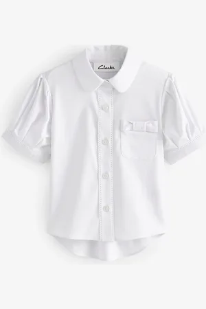 Clarks Girls Bow Short Sleeve Shirt 5 Years (110cm)