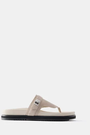 mint&berry White Chunky Flip Flop Sandals AU 7 (EU 38)