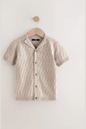 Next Knitted Revere Collar Polo Shirt (3-16yrs) 11 Years (146cm)