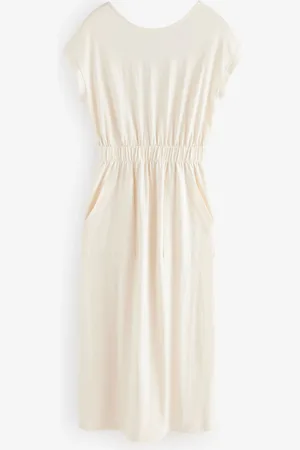 Next 100% Cotton Summer Midi T-Shirt Dress AU 18