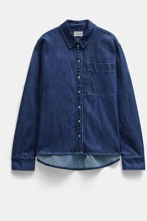 Hush Puppies Sequin Detail Denim Shirt AU 10