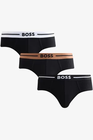 HUGO BOSS Black Logo Briefs 3 Pack L
