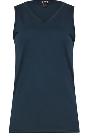 Long Tall Sally Blue Premium Modal Vest AU 8 Tall