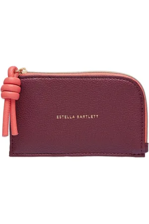 ESTELLA BARTLETT Red Burgundy knot Card Purse One