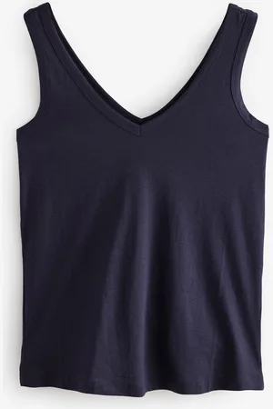 Next Navy Modal Slouch Vest S