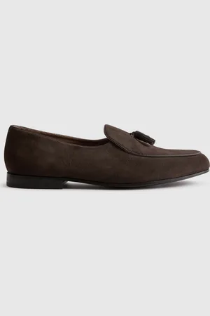 Reiss Harry Suede Slip-On Belgian Loafers AU 11 (EU 45)