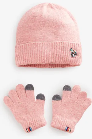 Paul Smith Girls Zebra Logo Beanie And Gloves Set 11