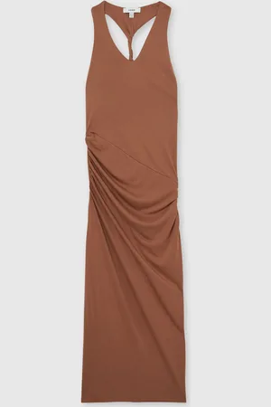 Reiss Aaliyah Ruched Jersey Midi Dress AU 14