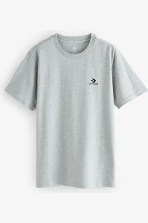 Converse Grey Star Chevron 100% Cotton T-Shirt M