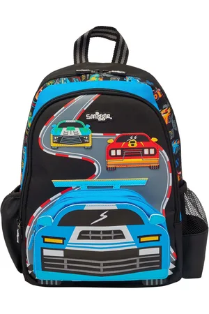 SMIGGLE Black Junior Curious Character Backpack one