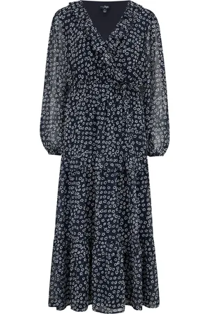 Pour Moi Chiffon Frill Midaxi Dress AU 18