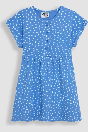 JoJo Maman Bébé Spot Button Front 100% Cotton Dress 1.5