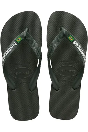 Havaianas Green Brasil Logo Sandals