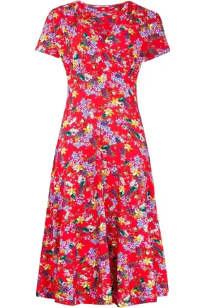 Joe Browns Vintage Floral Print Jersey Dress AU 14