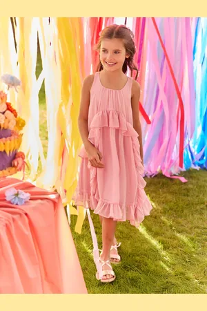 Next Chiffon Ruffle Summer Dress (3-16yrs) 5 Years (110cm)