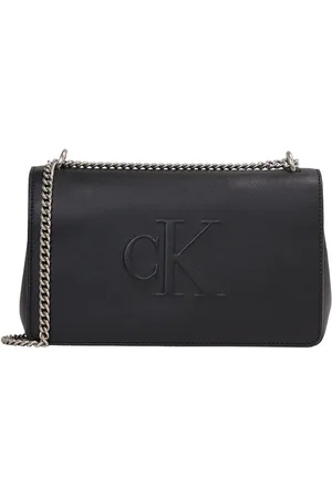 Calvin Klein Black Flap Shoulder Bag One