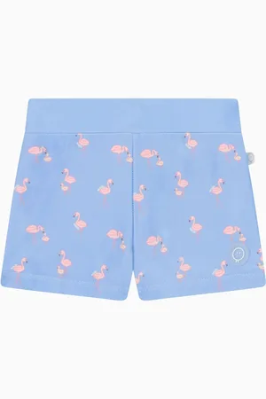 Mori Green Strawberry Stripe Swim Shorts UPF 50+ 2