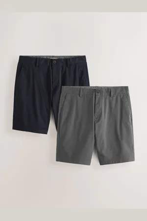 Next Straight Fit Stretch Chino Shorts 2 Pack 34W x 33L (UK 34 L)