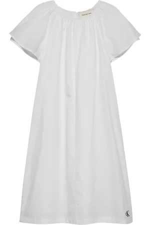 Calvin Klein Crisp Poplin Short Sleeve 100% Cotton Dress 166168cm