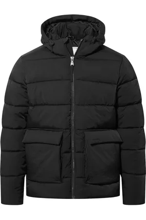 Tog 24 Black Mens Hooded & Water-Repellent Hamilton Padded Parka XXL