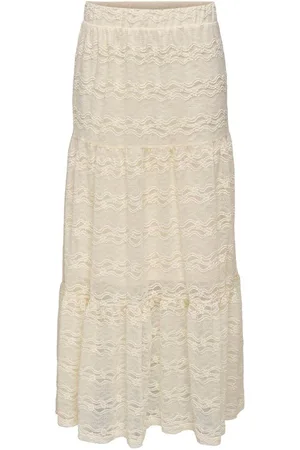 ONLY Lace Lined Maxi Boho Skirt