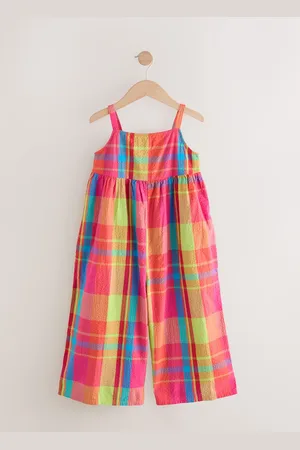 Next Bright Check Wide Leg Playsuit (3-16yrs) 11 Years (146cm)