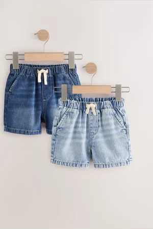 Next Denim Pull On Shorts 2 Pack (3mths-7yrs) 9