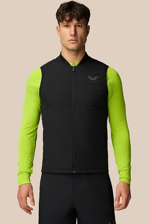 CASTORE Black Hybrid Quilted Gilet L