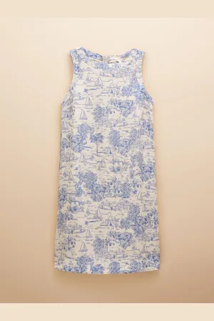 Joules Delphine Shift Dress With Linen AU 26