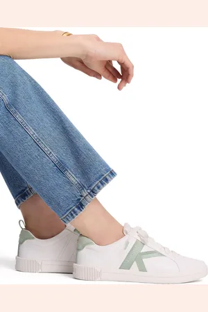 Kate Spade Green In Kate Court Sneakers