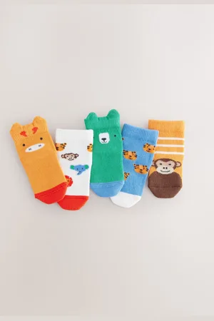 Next Bright Character Baby Socks 5 Pack (0mths-2yrs) 1