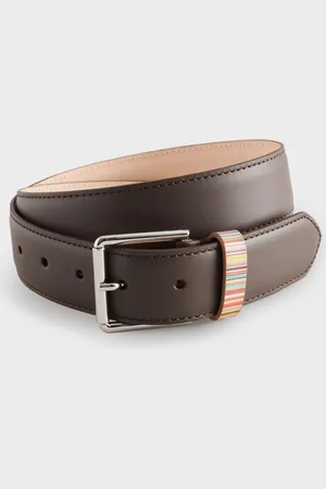 Paul Smith Signature Stripe Leather Belt 30