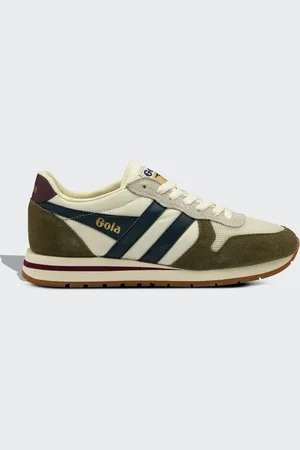 Gola Off White/Khaki Navy Mens DAYTONA Trainers AU 8 (EU 42)
